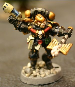 Space Marine Chaplain by Spiritbw