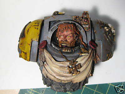 Space Wolf Terminator Bust by wolflordkejl