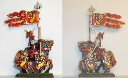 Repost & New image of Bretonnian Unit Std Bearer by longbow