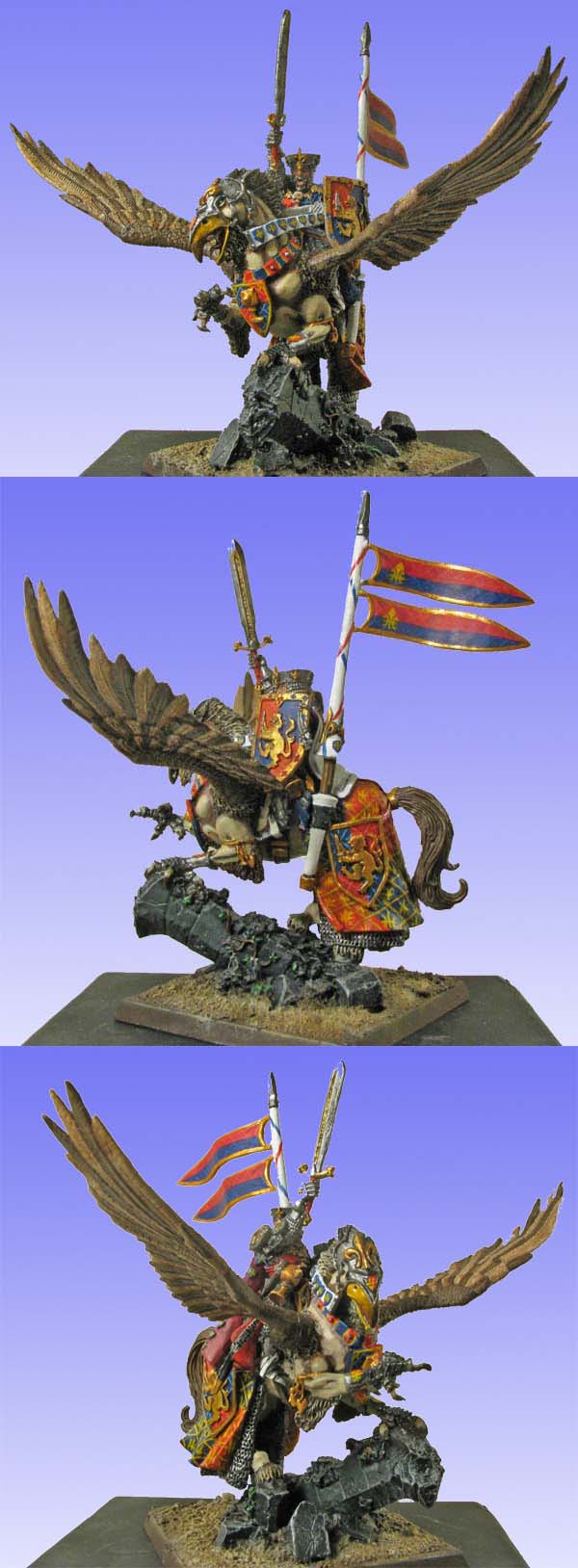 King Louen Leoncoeur De Bretonnie - Games Workshop - Figurine Démontée Non Peinte