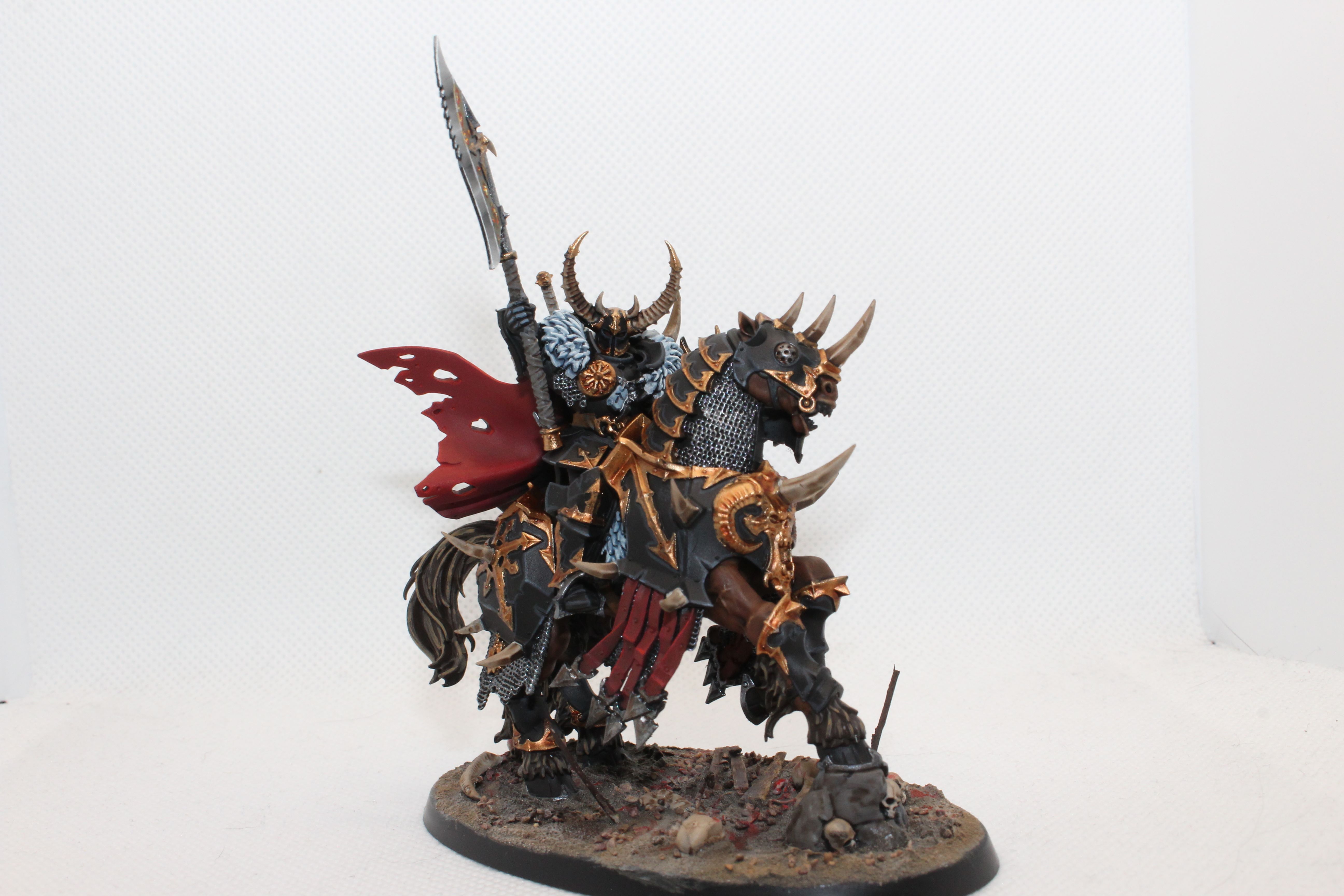 CoolMiniOrNot Chaos Lord On Daemonic Mount By Deermerty CoolMiniOrNot Chaos Lord On Daemonic Mount By Deermerty