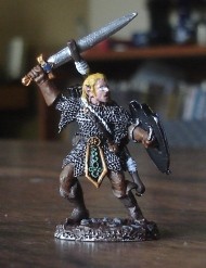 Elf warrior/duskblade by AbeSimpson