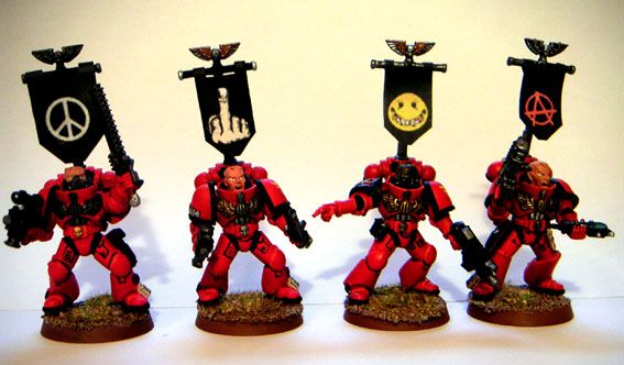 4 BA Sergeants... by ZeBert