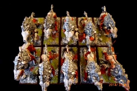 Vampire Counts Dire Wolfs by darkpegasusmini