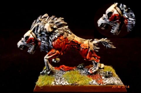 Vampire Counts Dire Wolf by darkpegasusmini