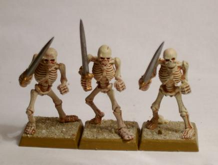 Khemri Skeleton Warriors by sweetnina