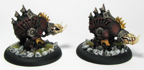 Cryx 2 Deathrippers Warmachine by Postumus