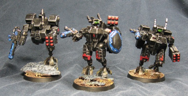 Fire Knife Crisis Suit Team by DanTheAngry